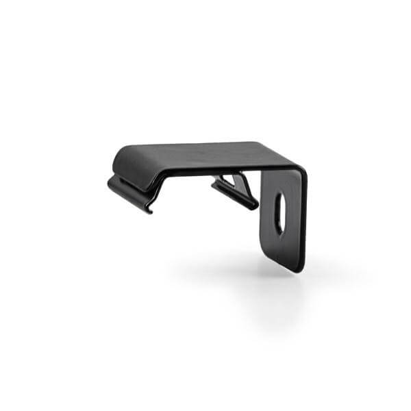 Clips für LED-Profile – gut für Decken- und Wandbeleuchtung. Farben: Silber, Schwarz, Weiß